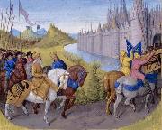 Jean Fouquet Arrival of the crusaders at Constantinople Sweden oil painting reproduction